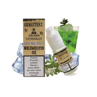 Gangsterz-Waldmeister Ice Liquid 10ml-18mg Nikotinsalz