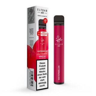Elfbar 600 Watermelon Einweg Ezigarette E-Shisha - Vapes