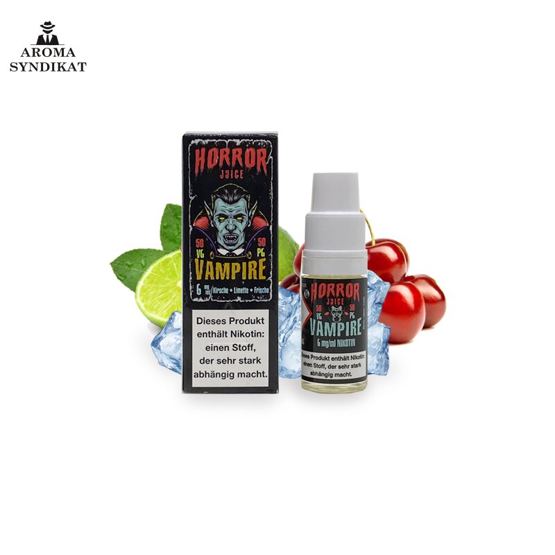 Horror Juice Vampire Liquid 6mg Nikotin 10ml Ezigarette