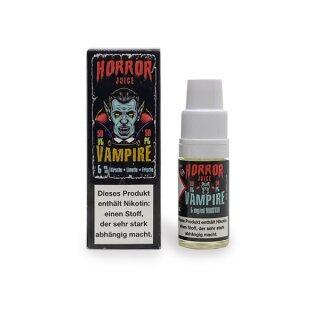Horror Juice Vampire Liquid 6mg Nikotin 10ml Ezigarette
