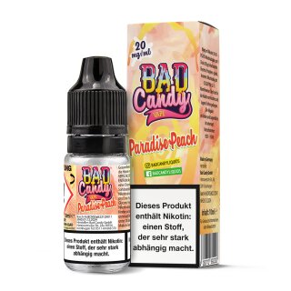 BAD CANDY Paradise Peach 20mg Nikotinsalz Liquid 10ml