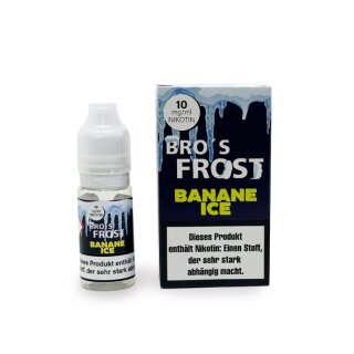 Bro`s Frost - Banana Ice 10mg Nikotinsalz Liquid 10ml