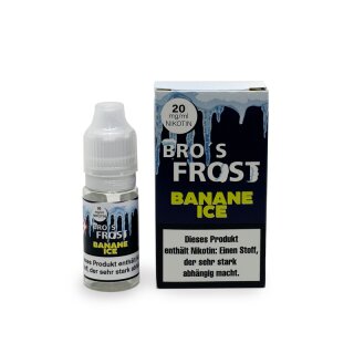 Bro`s Frost - Banana Ice 20mg Nikotinsalz Liquid 10ml