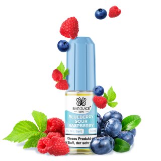 Bar Juice 5000 - Blueberry Sour Raspberry 10mg NicSalt Liquid 10ml