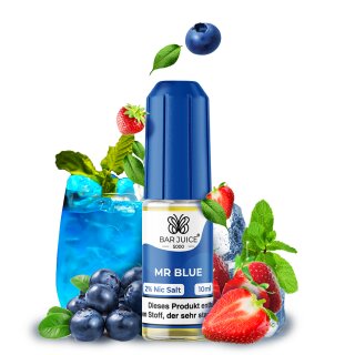 Bar Juice 5000 - Mr.Blue 20mg NicSalt Liquid 10ml