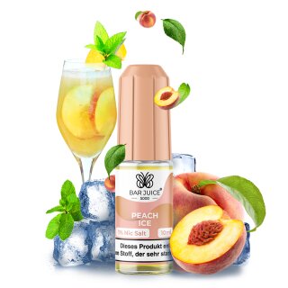 Bar Juice 5000 - Peach Ice 10mg NicSalt Liquid 10ml