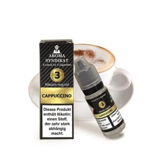 Aroma Syndikat - Cappuccino Liquid 10ml 3mg/ml Nikotin