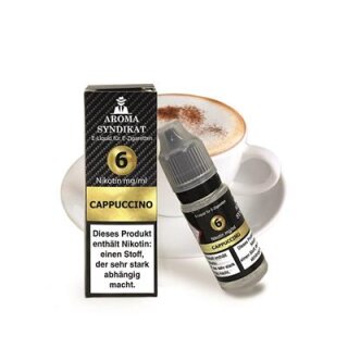 Aroma Syndikat - Cappuccino Liquid 10ml 6mg/ml Nikotin