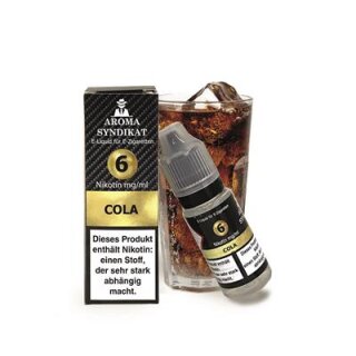 Aroma Syndikat - Cola Liquid 10ml 6mg/ml Nikotin