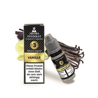Aroma Syndikat - Vanille Liquid 10ml 3mg/ml Nikotin