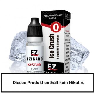 Ezigaro - Ice Crush Liquid 10ml - 0mg/ml Nikotin