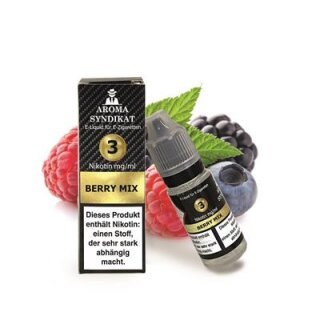 Aroma Syndikat - Berry Mix Liquid 10ml 3mg/ml Nikotin