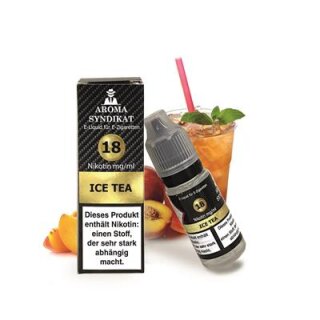 Aroma Syndikat - Ice Tea Liquid 10ml 18mg/ml Nikotinsalz